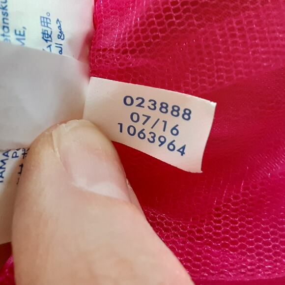 Build A Bear Disney Princess Aurora Satin Gown Pink Teddy Bear Dress Up Costume - Picture 5 of 5